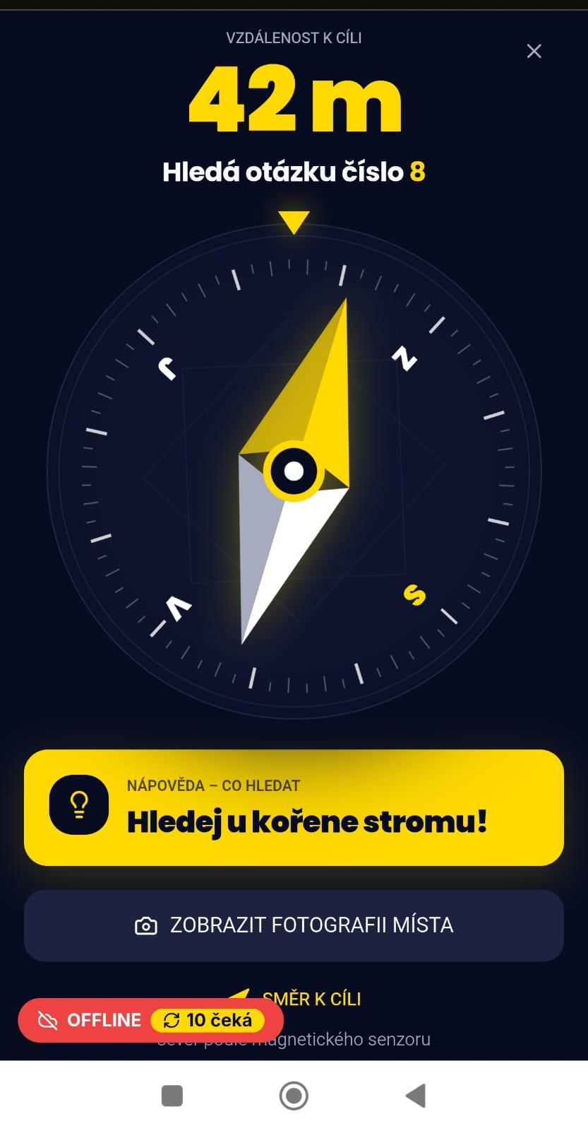 Ukázka kvízu v mobilu 1